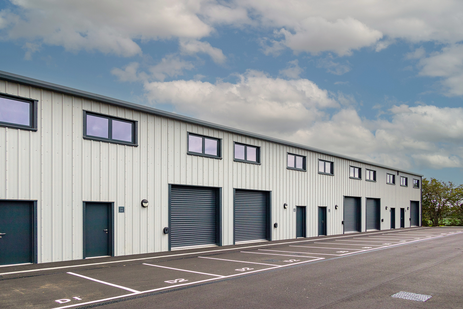 New industrial estate units